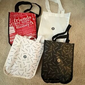 lululemon athletica Mini Bags Set - Red, White, Black